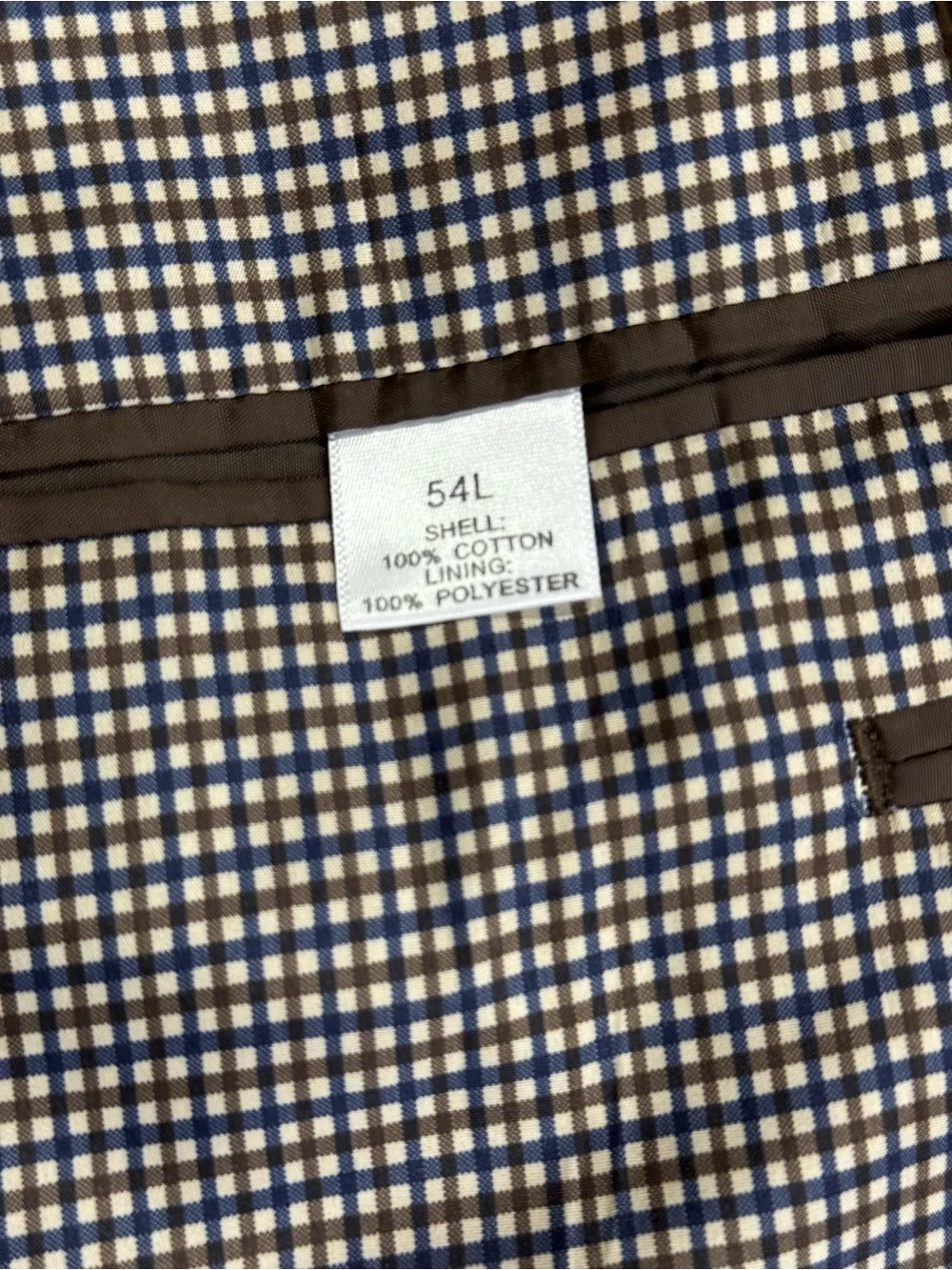 Saddlebred CORDUROY Blazer Mens 54L Cotton Brown Sport Coat Suit Jacket 2 Button